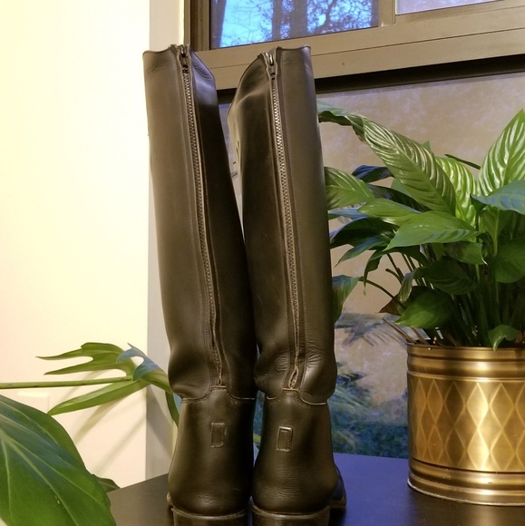 Bottes D'équitation Effingham Bond Boot Co - Femme 6.5 - Noir - Cuir - Occasion